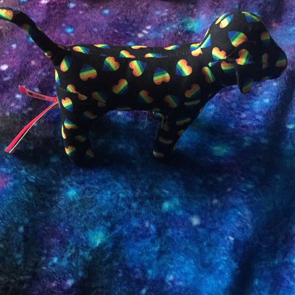 Victoria secret pink pride dog